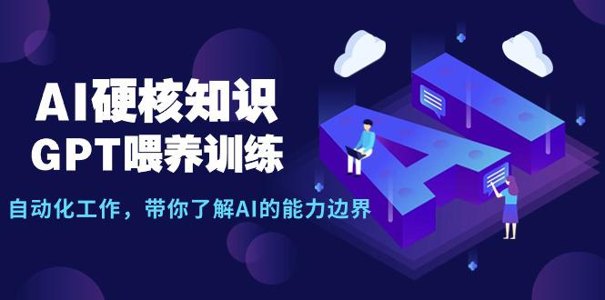 AI硬核知识-GPT喂养训练，自动化工作，带你了解AI的能力边界（10节课）-九源吧