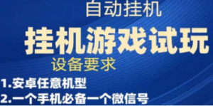 游戏试玩挂机，实测单机稳定50+-九源吧