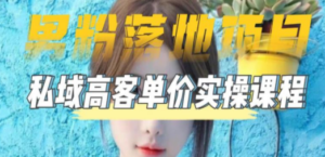 【男粉落地项目】0基础玩转男粉短视频转私域日产500+2023男粉高客单价实操-九源吧