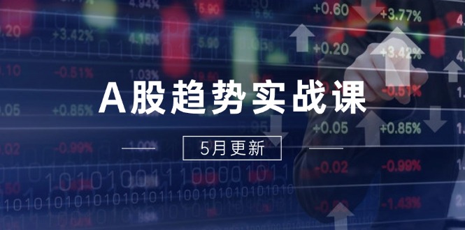 A股趋势实战课：主力动向+政策红利，2025全年策略5月更新-九源吧网赚