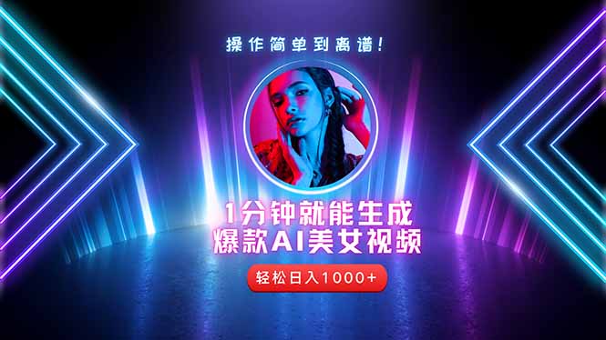 2025年最强副业：用AI做短视频，从零开始打造爆款账号！-九源吧网赚