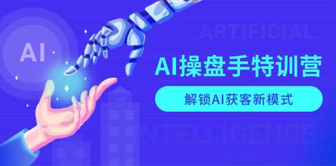 AI-操盘手特训营，解锁AI获客新模式，全面掌握AI商业应用与提示词技巧-九源吧网赚
