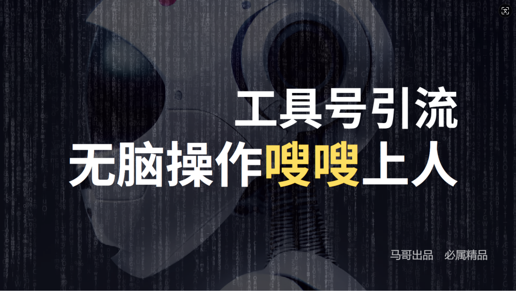 24年抖音最新工具号日引流300+创业粉，日入5000+-九源吧网赚