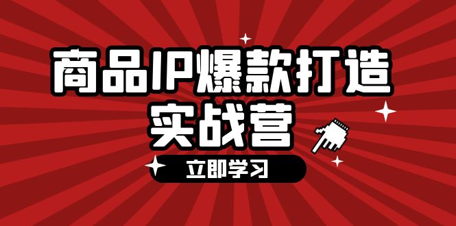 商品-IP爆款打造实战营【第四期】，手把手教你打造商品IP，爆款 不断-九源吧网赚