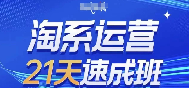 淘系运营21天速成班(更新24年7月)，0基础轻松搞定淘系运营，不做假把式-九源吧网赚