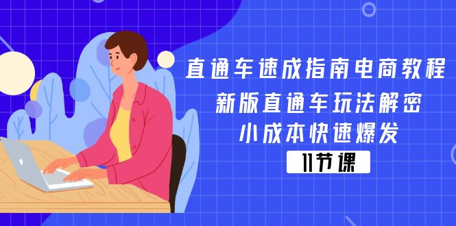 直通车 速成指南电商教程：新版直通车玩法解密，小成本快速爆发（11节）-九源吧网赚