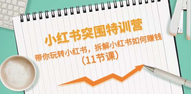 小红书突围特训营，带你玩转小红书，拆解小红书如何赚钱（11节课）-九源吧网赚
