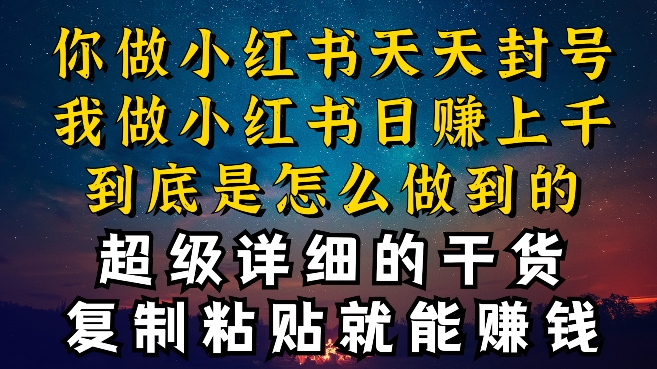 小红书引流秘籍：我是如何一日引流数十人，月变现上万的【实操揭秘】-九源吧网赚