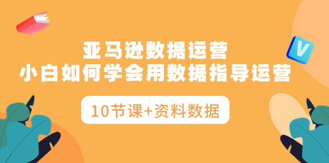 亚马逊运营秘籍：小白如何学会用数据指导运营，让你告别盲目决策（10节课+资料数据）-九源吧网赚