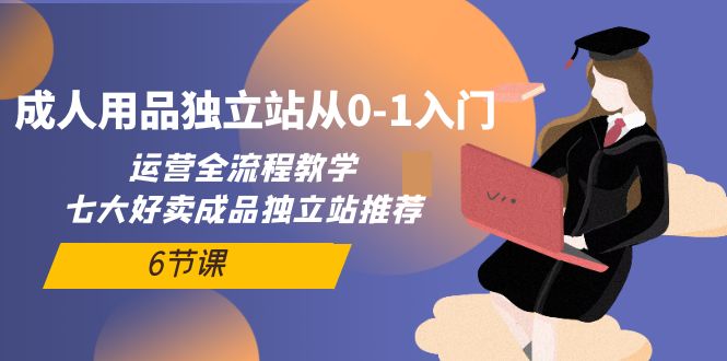 成人用品独立网站从0-1入门：运营全流程教学，七大好卖成品独立站推荐-6节课-九源吧网赚学院