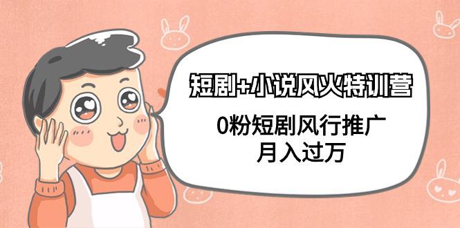 2024短剧和小说风火特训营，0粉短剧风行推广，月入过万（102节课）-九源吧网赚