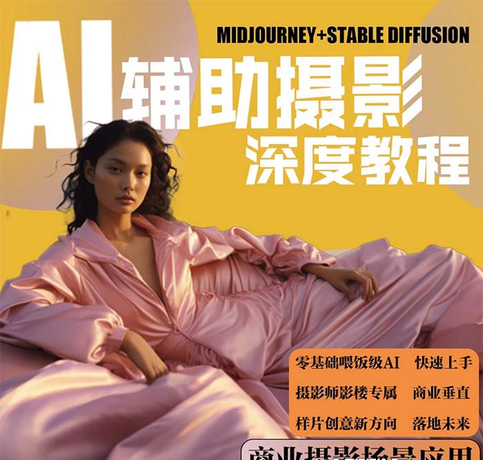 2024年AI辅助摄影人工智能商业应用摄影课程（37节课）-九源吧网赚