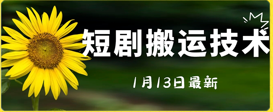 最新短剧搬运技术，电脑手机都可以操作，不限制机型-九源吧网赚