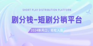 短剧CPS推广项目,提供5000部短剧授权视频可挂载, 可以一起赚钱-九源吧网赚