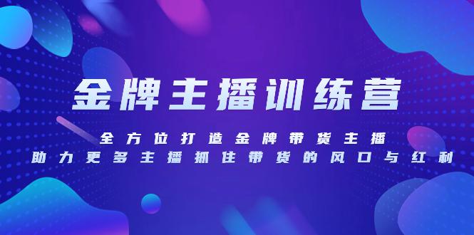 金牌主播养成记：全方位带货技巧与话术特训【实战教程】-九源吧网赚