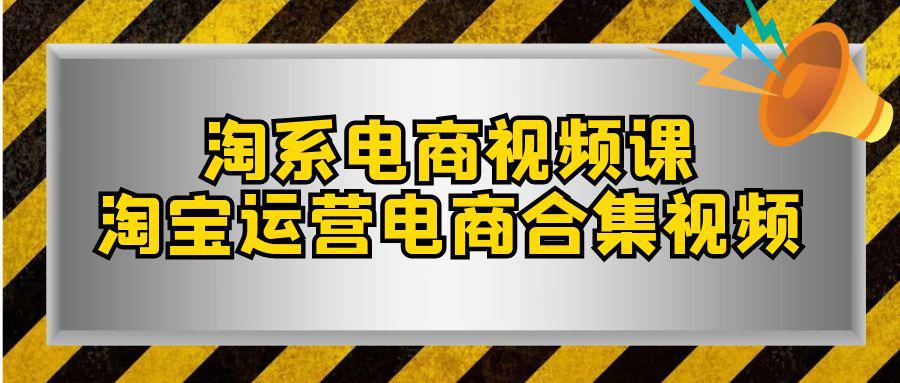 淘系-如何成为成功的淘宝卖家？电商合集课程（33节课）-九源吧网赚