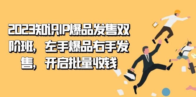 2023知识IP新风潮！左手爆品右手发售，开启批量收钱之旅-九源吧网赚
