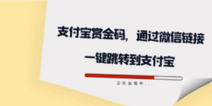 全网首发：支付宝赏金码，通过微信链接一键跳转到支付宝-九源吧网赚学院