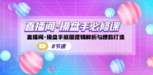 直播间·操盘手必修课：直播间·操盘手底层逻辑解析与爆款打造（8节课）-九源吧资源站