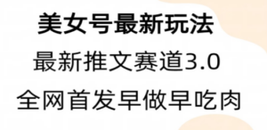 全新模式，全网首发，亲测三个视频涨粉6w【附带教程和素材】-九源吧网赚