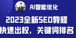2023最新网站AI智能优化SEO教程，简单快速出权重，AI自动写文章+AI绘画配图-九源吧网赚