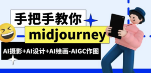 midjourney新手入门基础，AI摄影+AI设计+AI绘画-AIGC作图（59节课时）-九源吧网赚