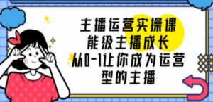 主播运营实操课，能级-主播成长，从0-1让你成为运营型的主播-九源吧网赚