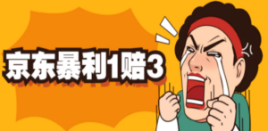 京东暴利一赔三，单号可下车1W+，新号基本稳下（仅供揭秘）-九源吧网赚