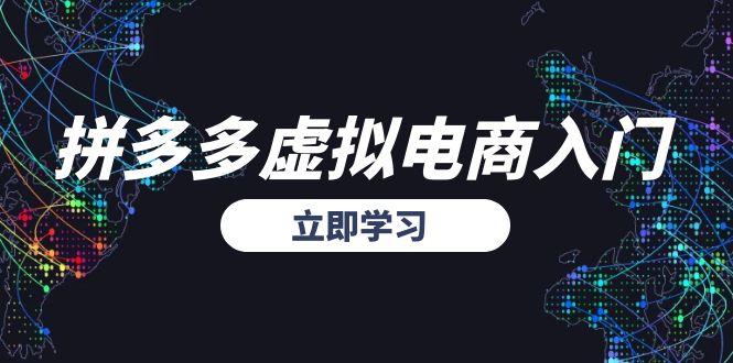 拼多多虚拟电商入门，精准选品方法论，无货源模式起盘技巧-九源吧资源站