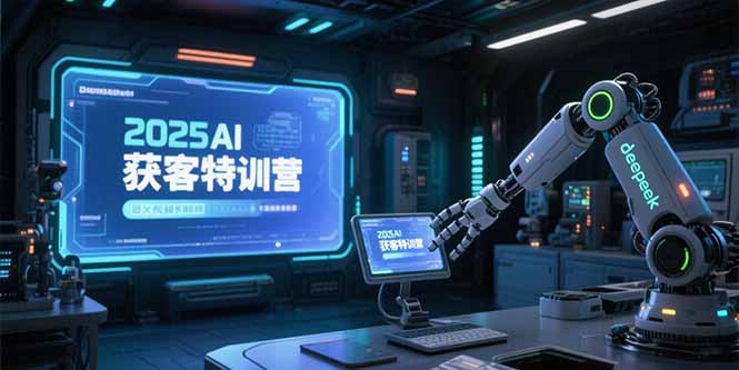 2025AI获客特训营，AI图文视频全制作，deepseek工具实操教学-九源吧资源站