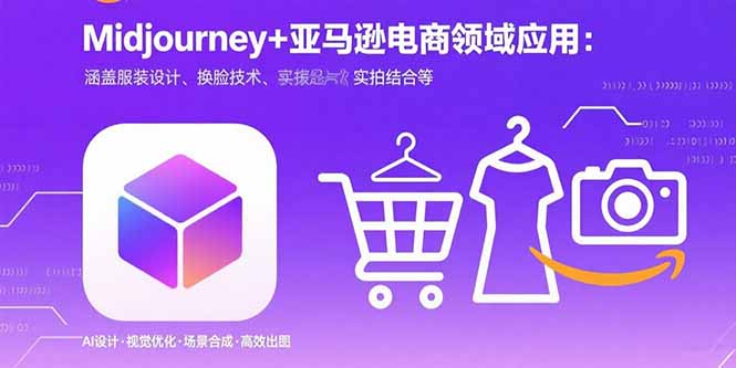 Midjourney+电商领域商业应用：涵盖服装设计、换脸技术、实拍结合等-九源吧